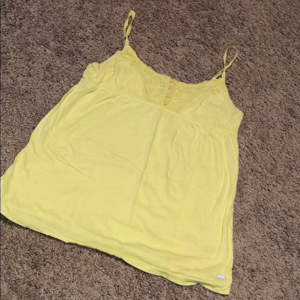 Aeropostale medium yellow tank top